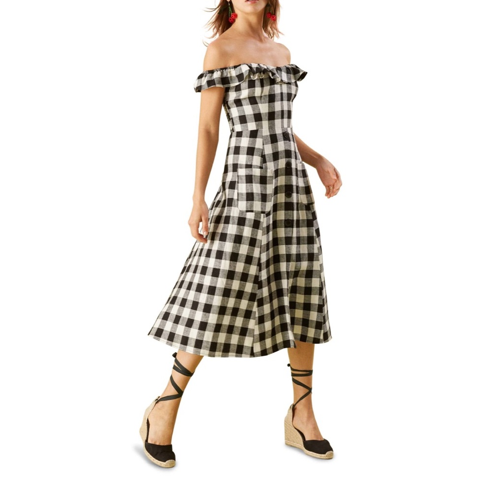 Reformation size 2 Hattie linen dress